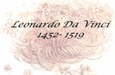 Leonardo Da Vinci 1452-1519 - icgranarolo.edu.it