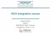 RES integration issues - REKK