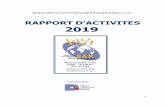 RAPPORT D’ACTIVITES 2019 - Dinant