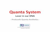 Quanta System Laser in our DNA