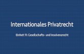 Internationales Privatrecht - LMU