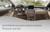 JOYSONQUIN Automotive Systems Romania Practică de vară 2021