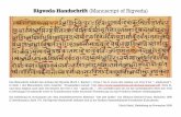 Rigveda-Handschrift (Manuscript of Rigveda)