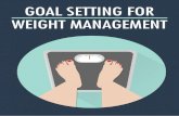 Goal Setting For Health Management