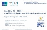 Mediji u BiH 2013. medijske slobode, profesionalizam i izazovi