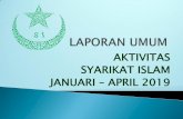 AKTIVITAS SYARIKAT ISLAM JANUARI APRIL 2019
