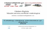 Cântare Digitale Vânzări,service,verificări metrologice