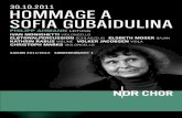 30.10.2011 HOMMAGE A SOFIA GUBAIDULINA - NDR