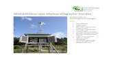 Wetterhütte und Meteorologische Geräte