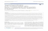 Open Access Targeted quantification N -1-(carboxyethyl ...