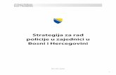 Strategija za rad policije u zajednici u Bosni i Hercegovini