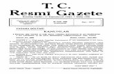 T.C.A Resmî Gazete