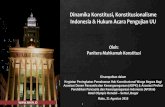 Dinamika Konstitusi, Konstitusionalisme Indonesia & Hukum ...