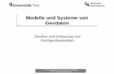 Modelle und Systeme von Geodaten - Uni Trier