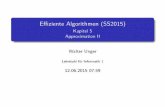Effiziente Algorithmen (SS2015)