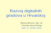 Razvoj digitalnih gradova u Hrvatskoj - Marina Mirković