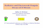 Radiative and Electroweak Penguin Decays of B Mesons