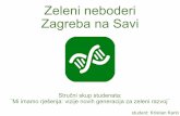 Zeleni neboderi Zagreba na Savi