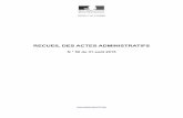 RECUEIL DES ACTES ADMINISTRATIFS - isere.gouv.fr
