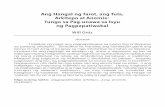 Ang Hangal ng Tarot, ang Tula, Arkitepo at Anomie: Tungo ...