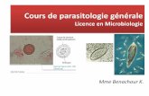 Cours de parasitologie générale
