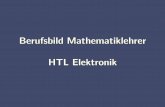 Berufsbild Mathematiklehrer HTL Elektronik