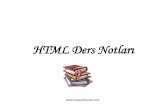 HTML Ders Notları
