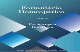 Formulário Homeopático, 2ª edição