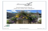 Aménagement floral situé au ... - SAINTE-GERMAINE BOULE