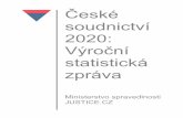 České soudnictví 2020: Výroční statistická