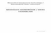 MODULES HANDBOOK / DERS TANIMLARI