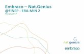 Embraco Nat.Genius - Finep