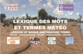 LEXIQUE DES MOTS ET TERMES METEO - Internews