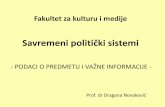 Savremeni politički sistemi - Megatrend Univerzitet
