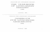 THE YEAR-BOOK OF LITHUANIAN HISTORY