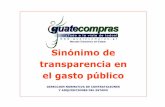 Sinónimo de transparencia en el gasto público