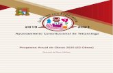 Programa Anual de Obras 2020 (53 Obras) - tenancingo.gob.mx