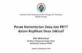 Peran Kementerian Desa dan PDTT dalam Replikasi Desa …