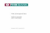 FHB Jelzálogbank Nyrt. Féléves jelentés