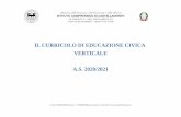 IL CURRICOLO DI EDUCAZIONE CIVICA VERTICALE A.S. …