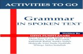 Activities To Go, Grammar In Spoken Text