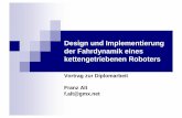 Design und Implementierung der Fahrdynamik eines ...