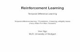 Reinforcement Learning Lecture Temporal Difference Learning