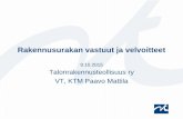 Rakennusurakan vastuut ja velvoitteet - Rakennusteollisuus RT