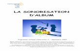 LA SONORISATION D’ALBUM - Prim 14