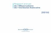 Rapport annuel de l Observatoire de l inclusion bancaire