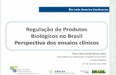 Regulação de Produtos Biológicos no Brasil Perspectiva dos ...