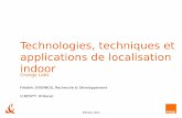Technologies, techniques et applications de localisation ...