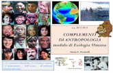 COMPLEMENTI DI ANTROPOLOGIA modulo di Ecologia Umana