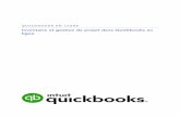 Inventaire et gestion de projet dans QBO - QuickBooks